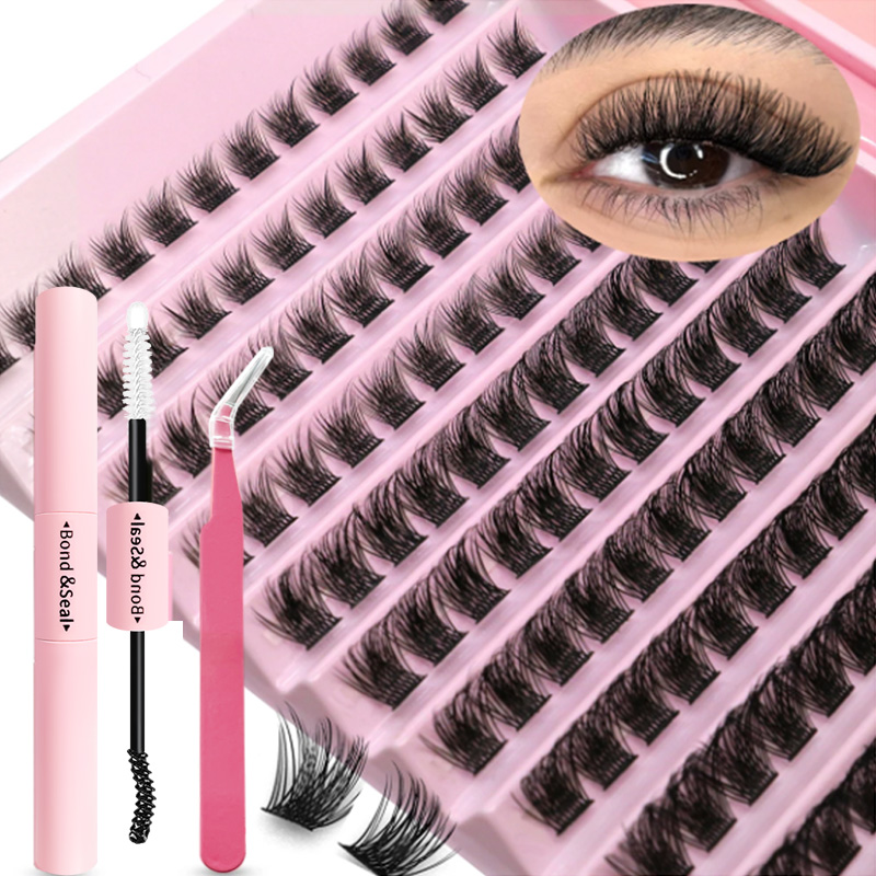 Eyelash Extension Full Set - DIY Eyelash Extension Kit ขนตาส่วนบุคคล Cluster