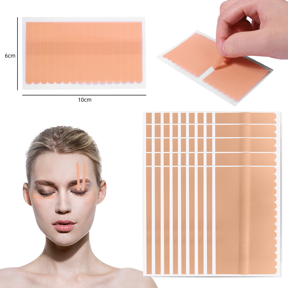 Eyelash Extension Double Lash - 10/20pcs เทปขนตาไม่ทอ Micropore Eyelash EXTENSION เทปแต่งหน้า