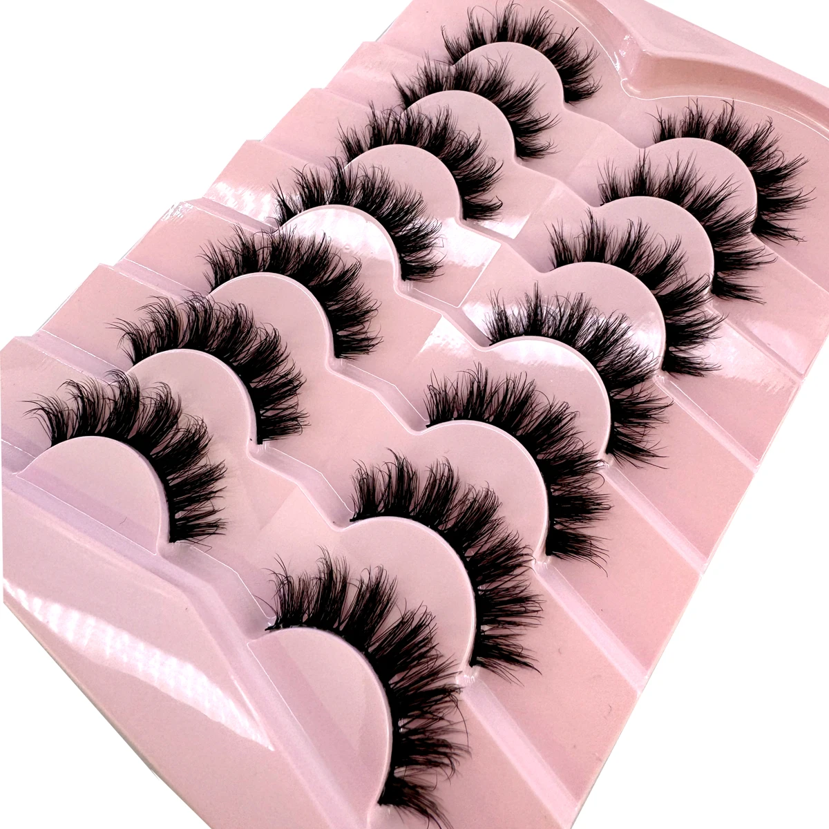 Eyelash Extension Volume Cat Eye - ขนตาปลอมแบบฟูฟ่อง 7 คู่ รุ่น AMSDCN ขนตาแมวเหมือนจริง