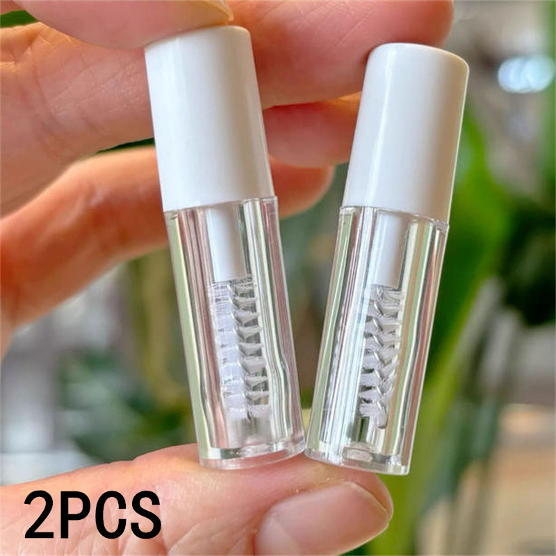 Eyelash Extension Double Lash - เจลแต่งขนตาแบบกันน้ำ 1.5 มล. 1/2 ชิ้น พร้อมแปรงปัดมาสคาร่า