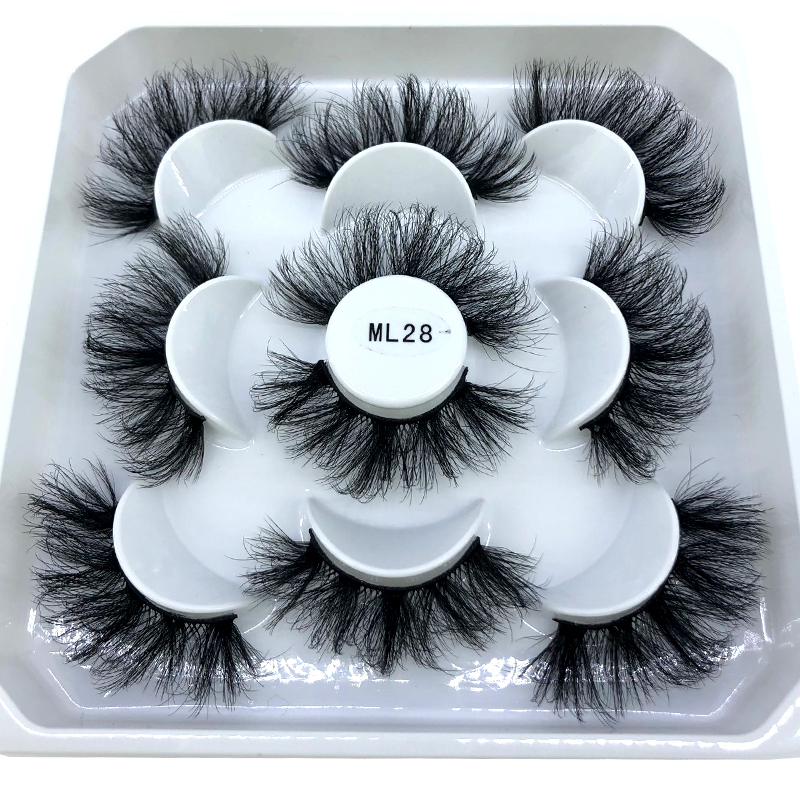 Eyelash Extension Full Set - ใหม่! ชุดขนตาปลอม 3D ธรรมชาติ 5 คู่