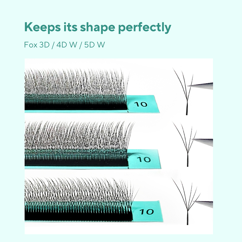 DIYDAY ขนตาปลอมแบบ W-Shaped 3D - Eyelash Extension Volume Cat Eye บทวิจารณ์และราคา