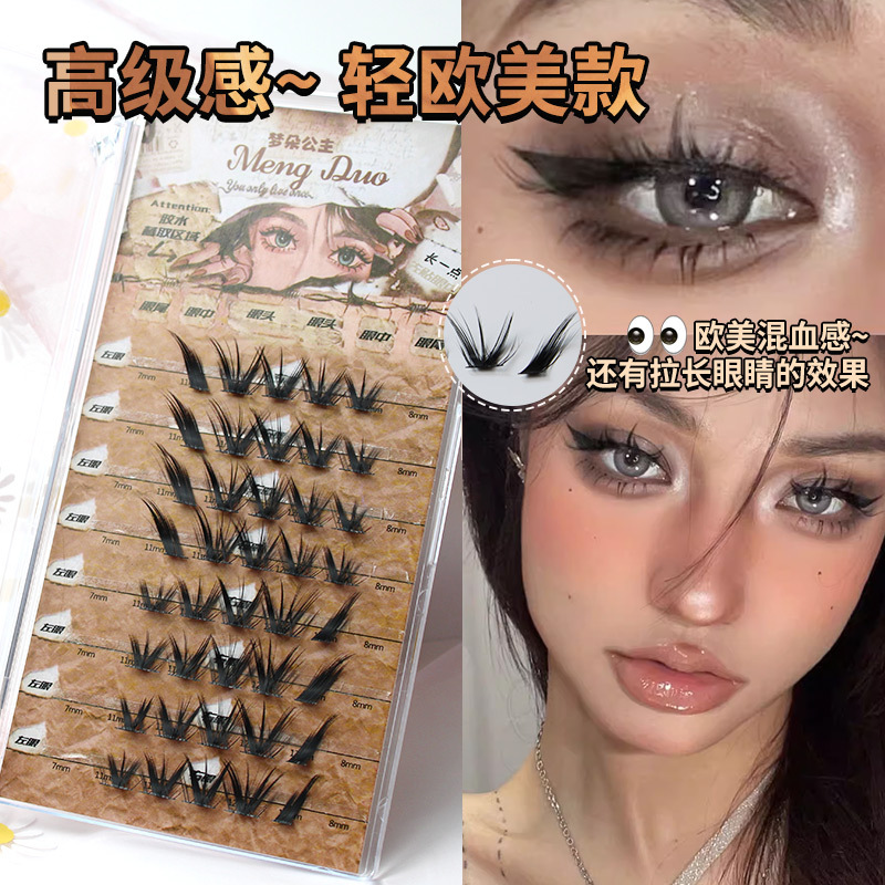 ขนตาปลอมแบบมีตาแมวขนตาปลอมแบบ3 - Eyelash Extension Volume Cat Eye บทวิจารณ์และราคา