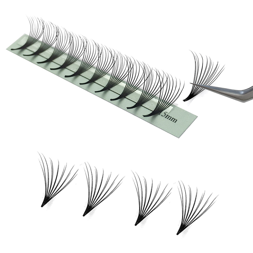 ขนตาปลอมแบบพัดสำเร็จรูป New Ca - Eyelash Extension Volume Cat Eye บทวิจารณ์และราคา