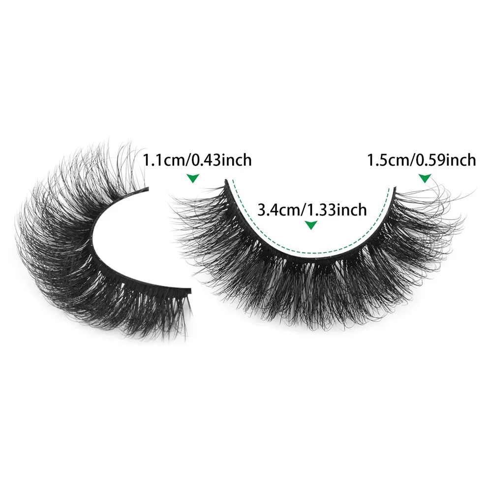 ขนตาปลอมแบบธรรมชาติ 14 คู่ ขนต - Eyelash Extension Volume Cat Eye บทวิจารณ์และราคา