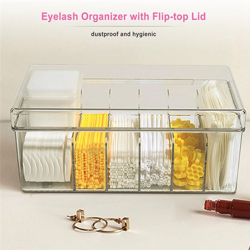 กล่องจัดระเบียบอุปกรณ์ต่อขนตา  - Eyelash Extension Recommendation บทวิจารณ์และราคา