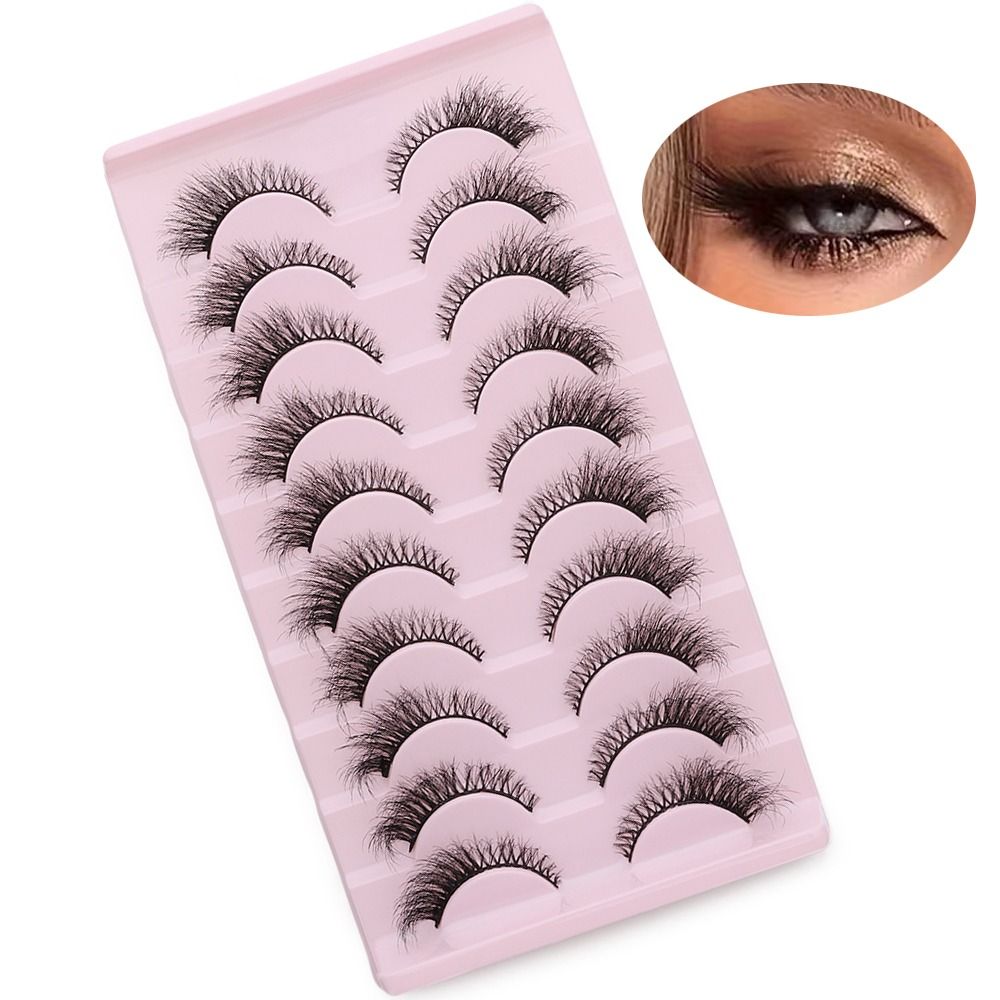 ขนตาปลอมแบบ 3 มิติ สำหรับผู้หญ - Eyelash Extension Volume Cat Eye บทวิจารณ์และราคา
