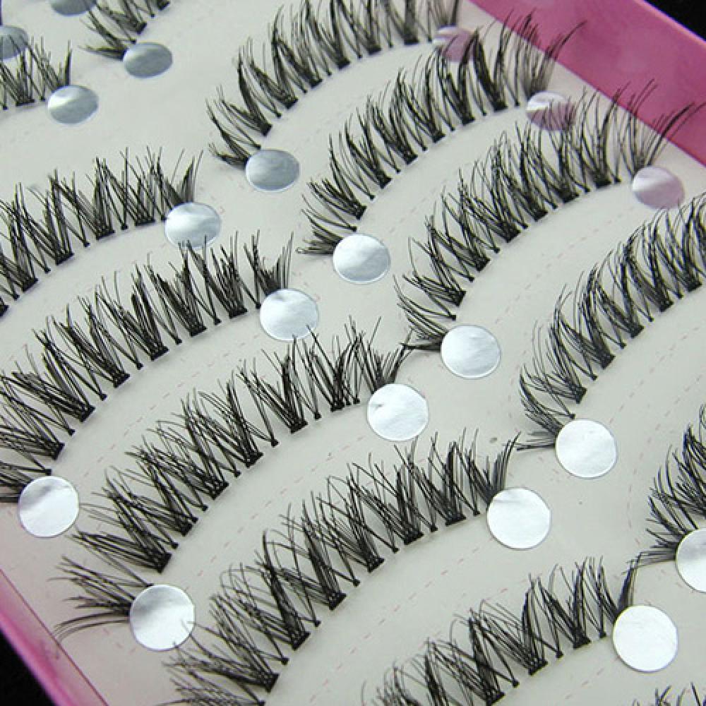 แฟชั่นขนตาปลอม10คู่ธรรมชาติยาว - Eyelash Extension Full Set บทวิจารณ์และราคา