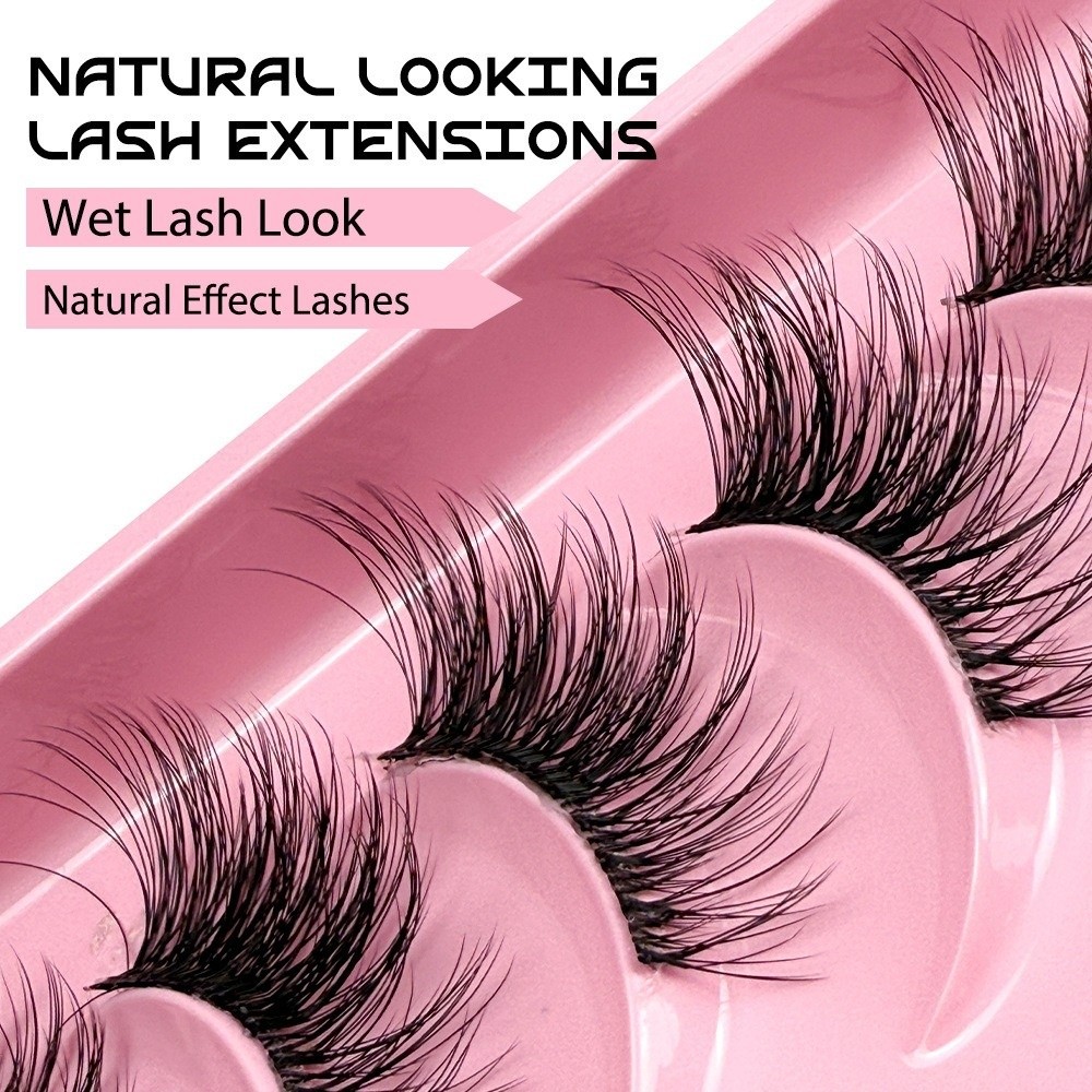 ขนตาปลอม 3D แบบใช้ซ้ำได้ 10 คู - Eyelash Extension Volume Cat Eye บทวิจารณ์และราคา