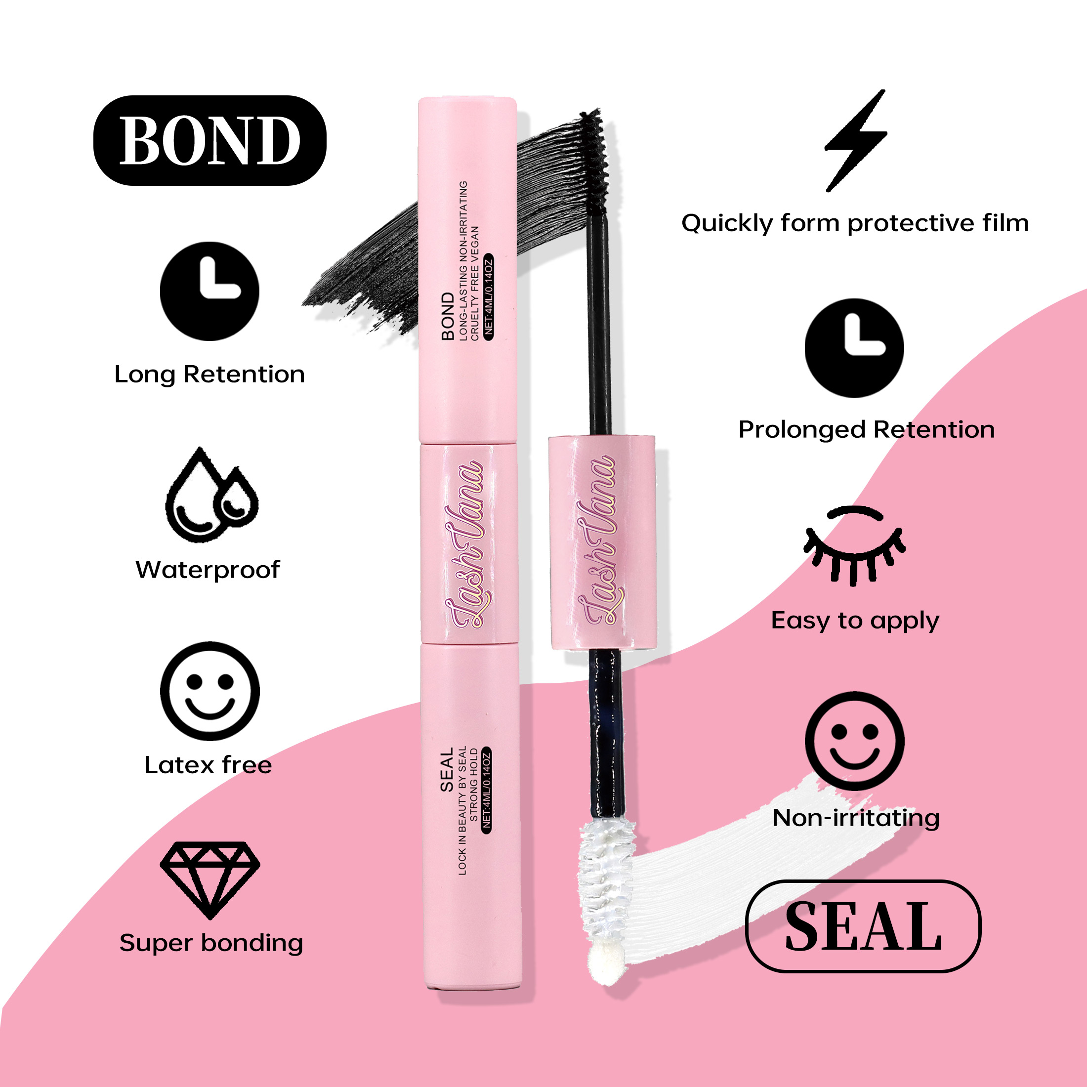 ชุดต่อขนตา DIY ขนตา 40D ขนาด 8 - Eyelash Extension Full Set บทวิจารณ์และราคา