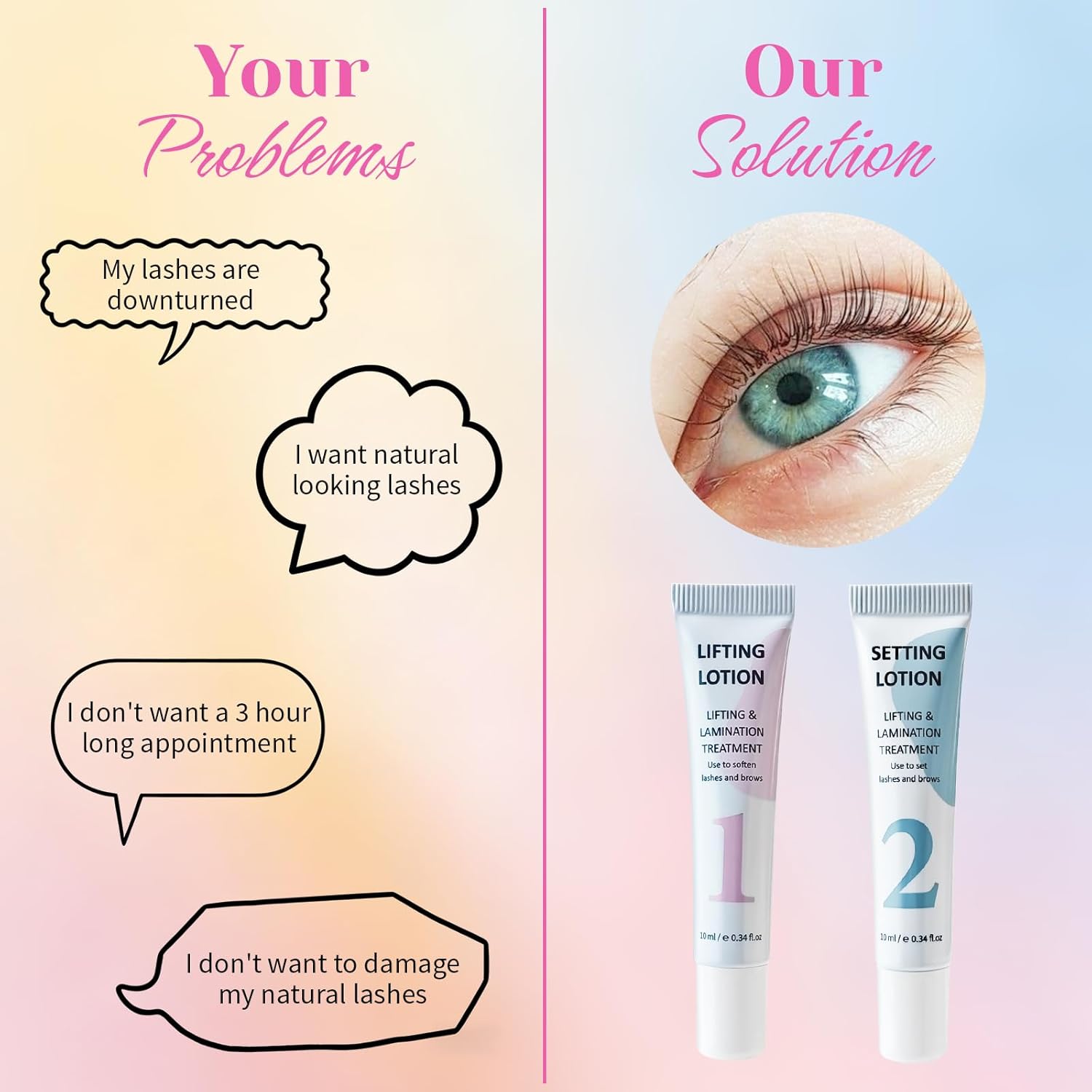 ชุดหลอดฟิกซ์ขนตา LOMANSA 10 มล - Eyelash Extension Full Set บทวิจารณ์และราคา