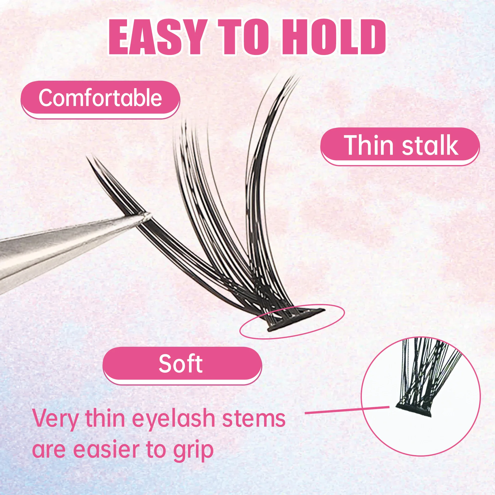 ขนตาปลอม 200 ชิ้น ชุดต่อขนตาพร - Eyelash Extension Full Set บทวิจารณ์และราคา