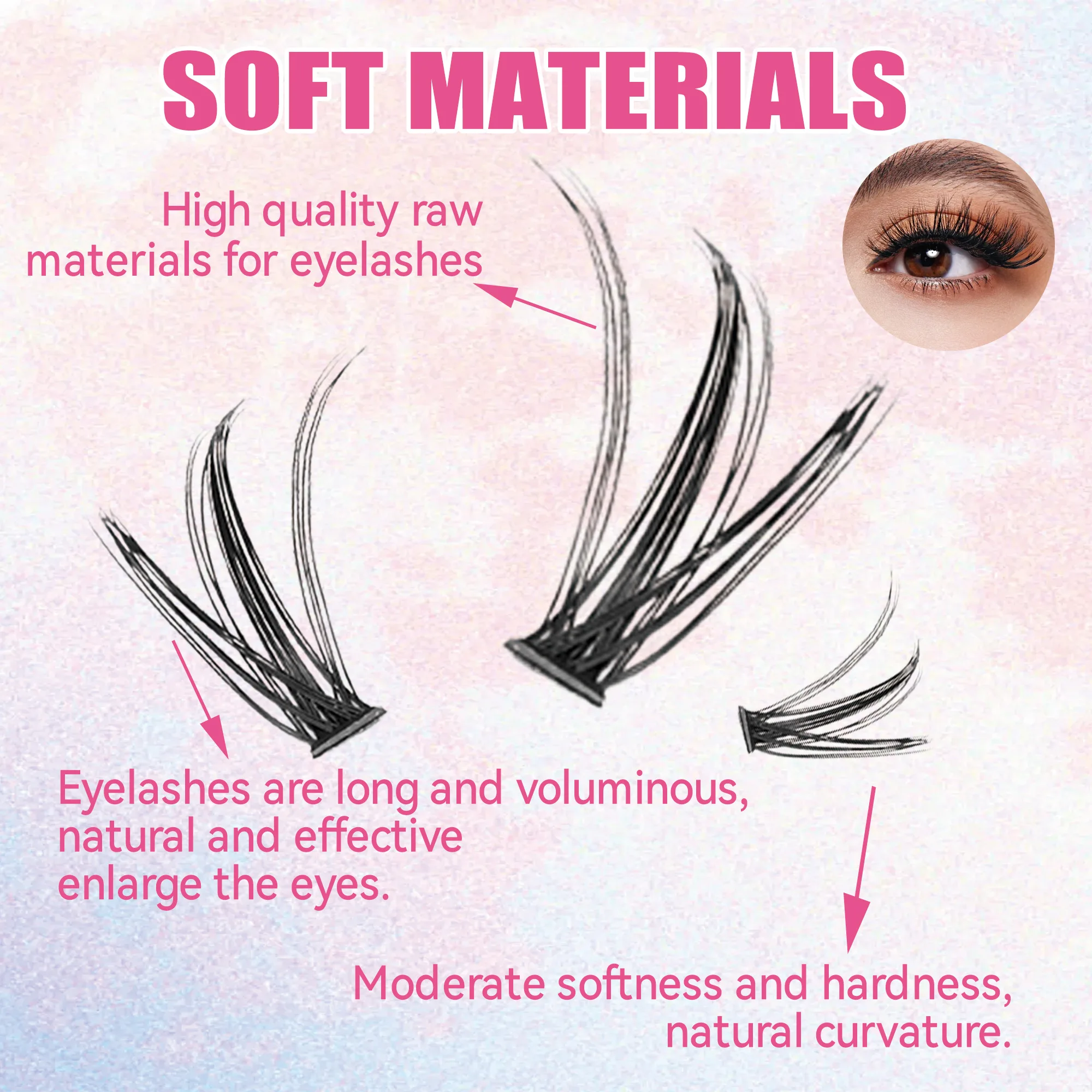 ขนตาปลอม 200 ชิ้น ชุดต่อขนตาพร - Eyelash Extension Full Set บทวิจารณ์และราคา