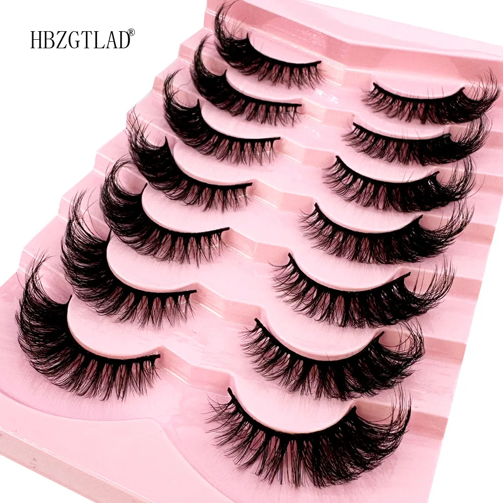 ขนตาปลอมแบบหนา 7 คู่ ขนตาแบบแค - Eyelash Extension Volume Cat Eye บทวิจารณ์และราคา